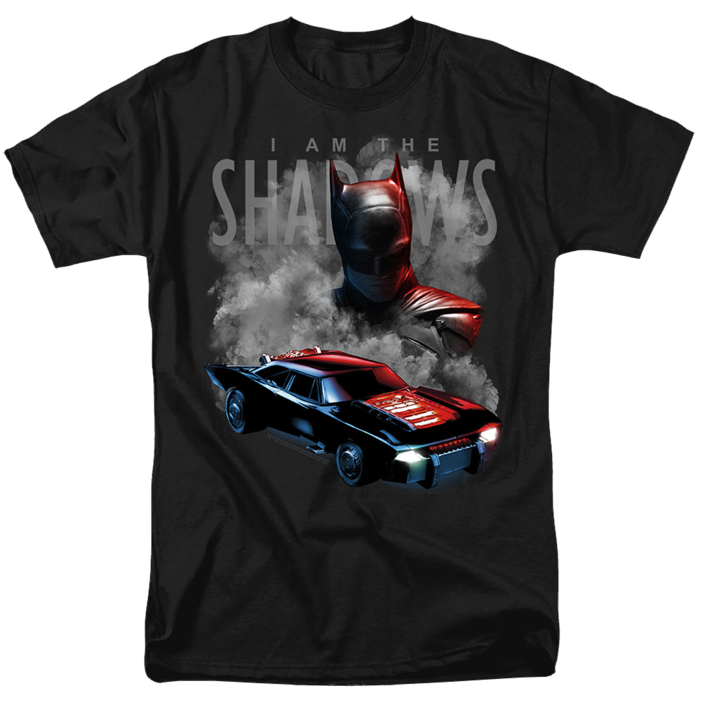 The Batman (2022) Batman And Batmobile - Men's Regular Fit T-Shirt Men's Regular Fit T-Shirt Batman   