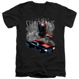 The Batman (2022) Batman And Batmobile - Men's V-Neck T-Shirt Men's V-Neck T-Shirt Batman   