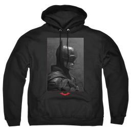 The Batman (2022) Worn Portrait - Pullover Hoodie Pullover Hoodie Batman   
