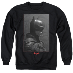 The Batman (2022) Worn Portrait - Men's Crewneck Sweatshirt Men's Crewneck Sweatshirt Batman   