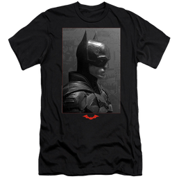 The Batman (2022) Worn Portrait - Men's Premium Slim Fit T-Shirt Men's Premium Slim Fit T-Shirt Batman   