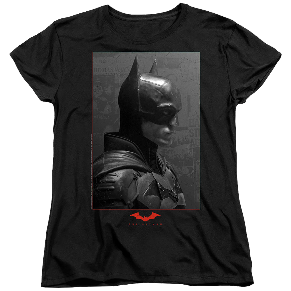 The Batman (2022) Worn Portrait - Women's T-Shirt Women's T-Shirt Batman   