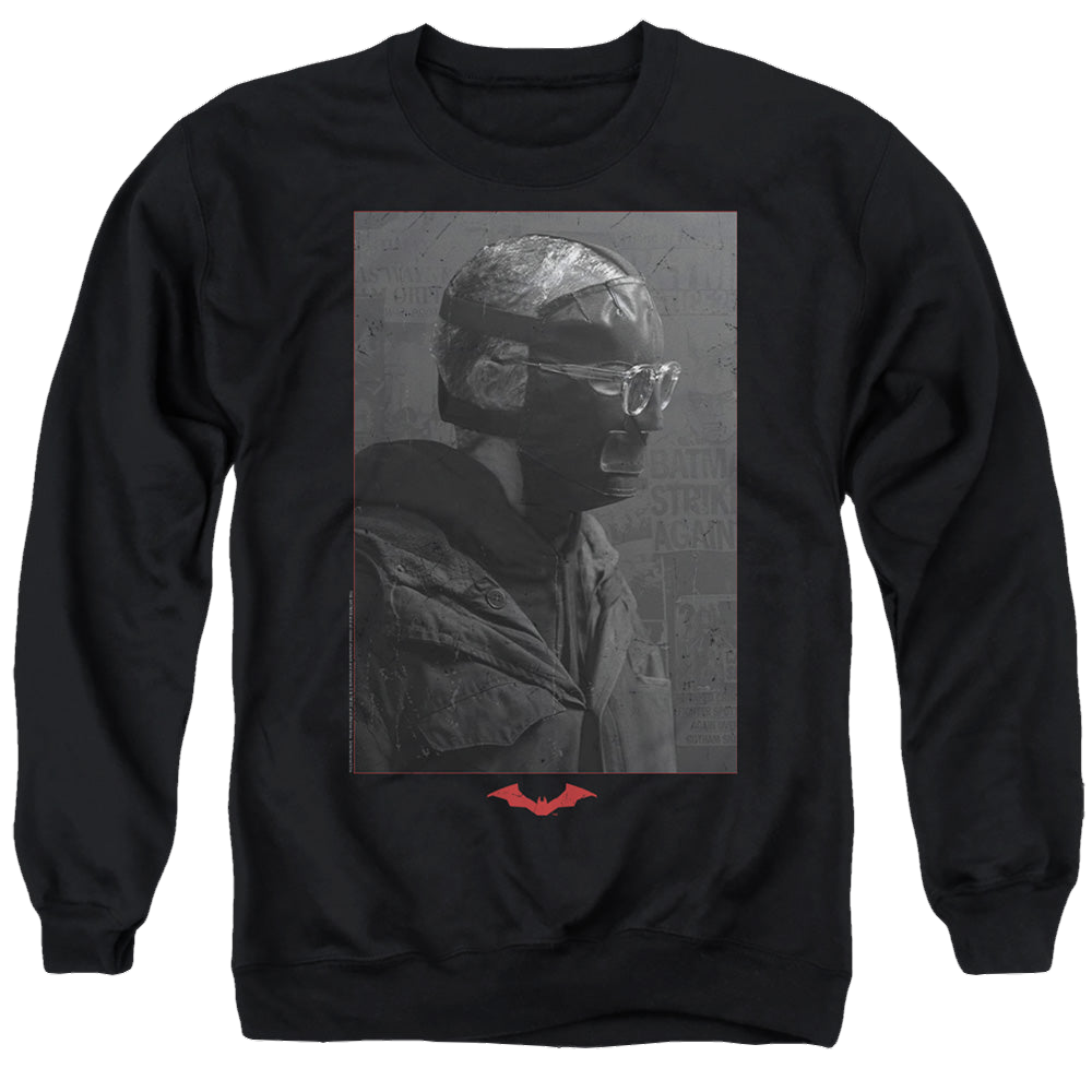 The Batman (2022) Riddler Worn Portrait - Men's Crewneck Sweatshirt Men's Crewneck Sweatshirt Batman   