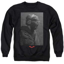 The Batman (2022) Riddler Worn Portrait - Men's Crewneck Sweatshirt Men's Crewneck Sweatshirt Batman   