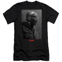 The Batman (2022) Riddler Worn Portrait - Men's Premium Slim Fit T-Shirt Men's Premium Slim Fit T-Shirt Batman   