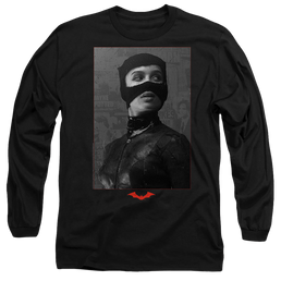 The Batman (2022) Catwoman Worn Portrait - Men's Long Sleeve T-Shirt Men's Long Sleeve T-Shirt Batman   