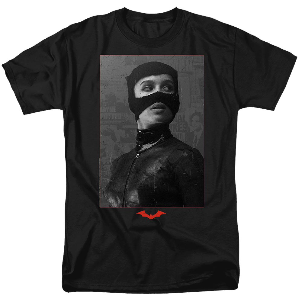 The Batman (2022) Catwoman Worn Portrait - Men's Regular Fit T-Shirt Men's Regular Fit T-Shirt Batman   