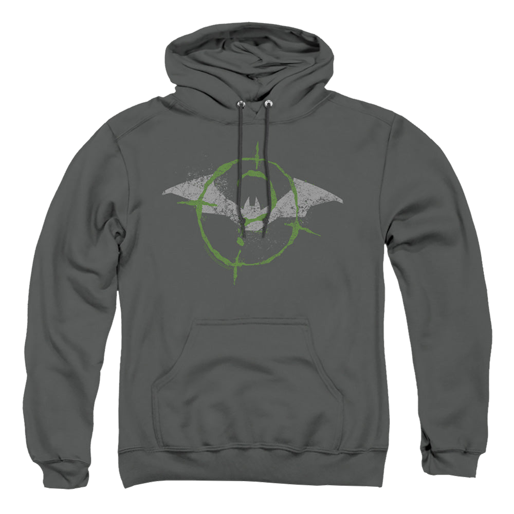 The Batman (2022) Scribbles Bat Logo - Pullover Hoodie Pullover Hoodie Batman   