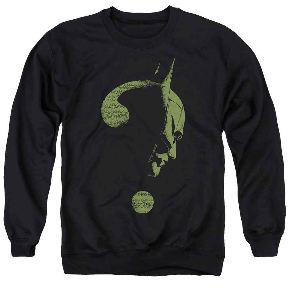 The Batman (2022) Question Mark - Men's Crewneck Sweatshirt Men's Crewneck Sweatshirt Batman   