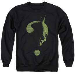 The Batman (2022) Question Mark - Men's Crewneck Sweatshirt Men's Crewneck Sweatshirt Batman   