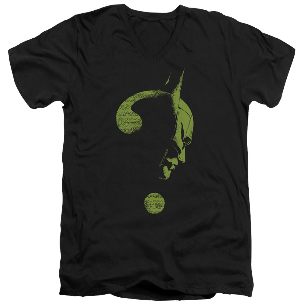 The Batman (2022) Question Mark - Men's V-Neck T-Shirt Men's V-Neck T-Shirt Batman   