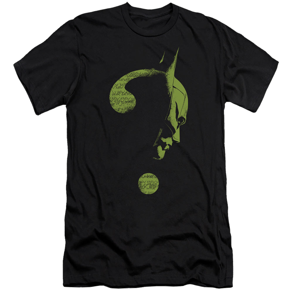 The Batman (2022) Question Mark - Men's Premium Slim Fit T-Shirt Men's Premium Slim Fit T-Shirt Batman   