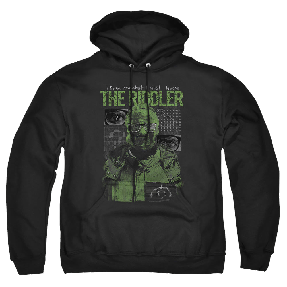 The Batman (2022) Riddler Illustration - Pullover Hoodie Pullover Hoodie Batman   