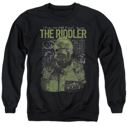 The Batman (2022) Riddler Illustration - Men's Crewneck Sweatshirt Men's Crewneck Sweatshirt Batman   