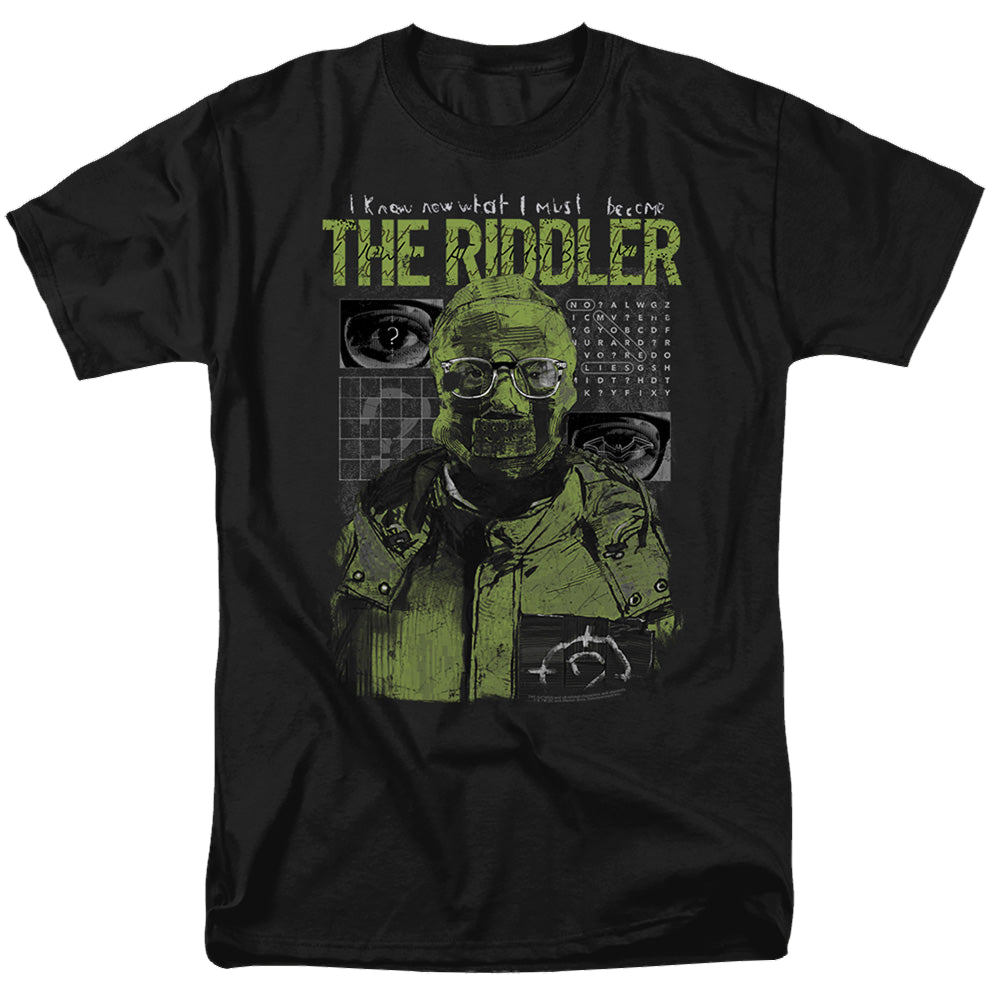 The Batman (2022) Riddler Illustration - Men's Regular Fit T-Shirt Men's Regular Fit T-Shirt Batman   