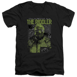 The Batman (2022) Riddler Illustration - Men's V-Neck T-Shirt Men's V-Neck T-Shirt Batman   