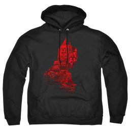 The Batman (2022) News Silhouette - Pullover Hoodie Pullover Hoodie Batman   