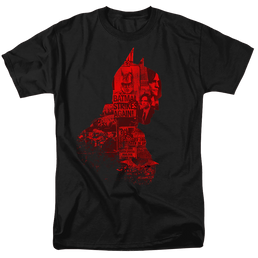 The Batman (2022) News Silhouette - Men's Regular Fit T-Shirt Men's Regular Fit T-Shirt Batman   