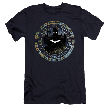 The Batman (2022) Gotham Seal - Men's Premium Slim Fit T-Shirt Men's Premium Slim Fit T-Shirt Batman   