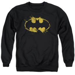 The Batman (2022) Paint Roller Logo - Men's Crewneck Sweatshirt Men's Crewneck Sweatshirt Batman   