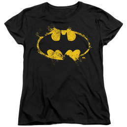 The Batman (2022) Paint Roller Logo - Women's T-Shirt Women's T-Shirt Batman   