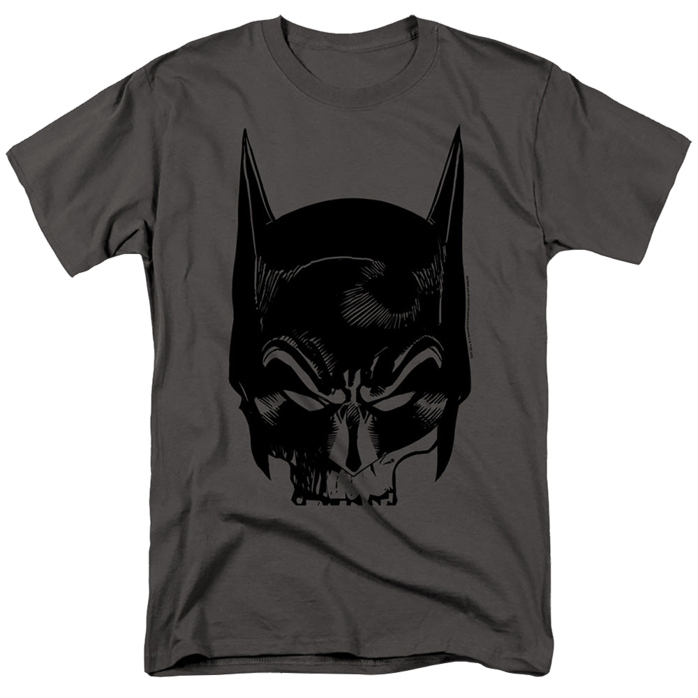 The Batman (2022) Skull On Gray - Men's Regular Fit T-Shirt Men's Regular Fit T-Shirt Batman   