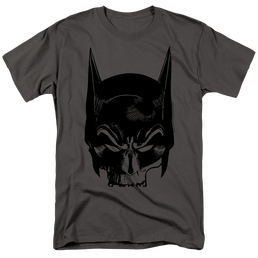 The Batman (2022) Skull On Gray - Men's Regular Fit T-Shirt Men's Regular Fit T-Shirt Batman   