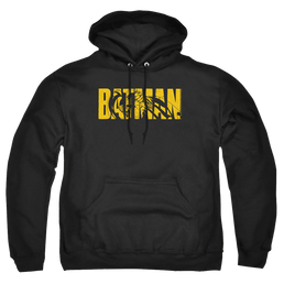 The Batman (2022) Text On Black - Pullover Hoodie Pullover Hoodie Batman   