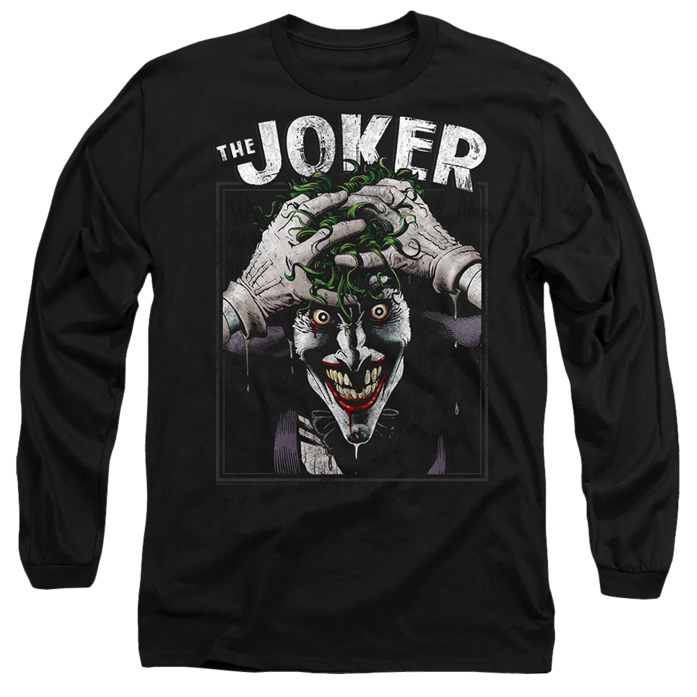 The Batman (2022) Crazed Joker - Men's Long Sleeve T-Shirt Men's Long Sleeve T-Shirt Batman   