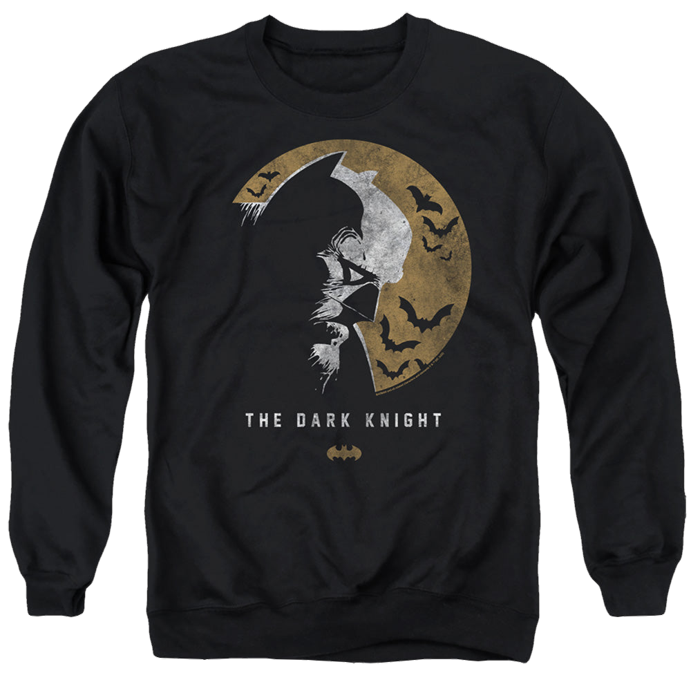 The Batman (2022) Dark Knight Moon - Men's Crewneck Sweatshirt Men's Crewneck Sweatshirt Batman   