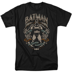 The Batman (2022) Gotham Hero On Black - Men's Regular Fit T-Shirt Men's Regular Fit T-Shirt Batman   