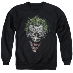 The Batman (2022) Joker - Men's Crewneck Sweatshirt Men's Crewneck Sweatshirt Batman   