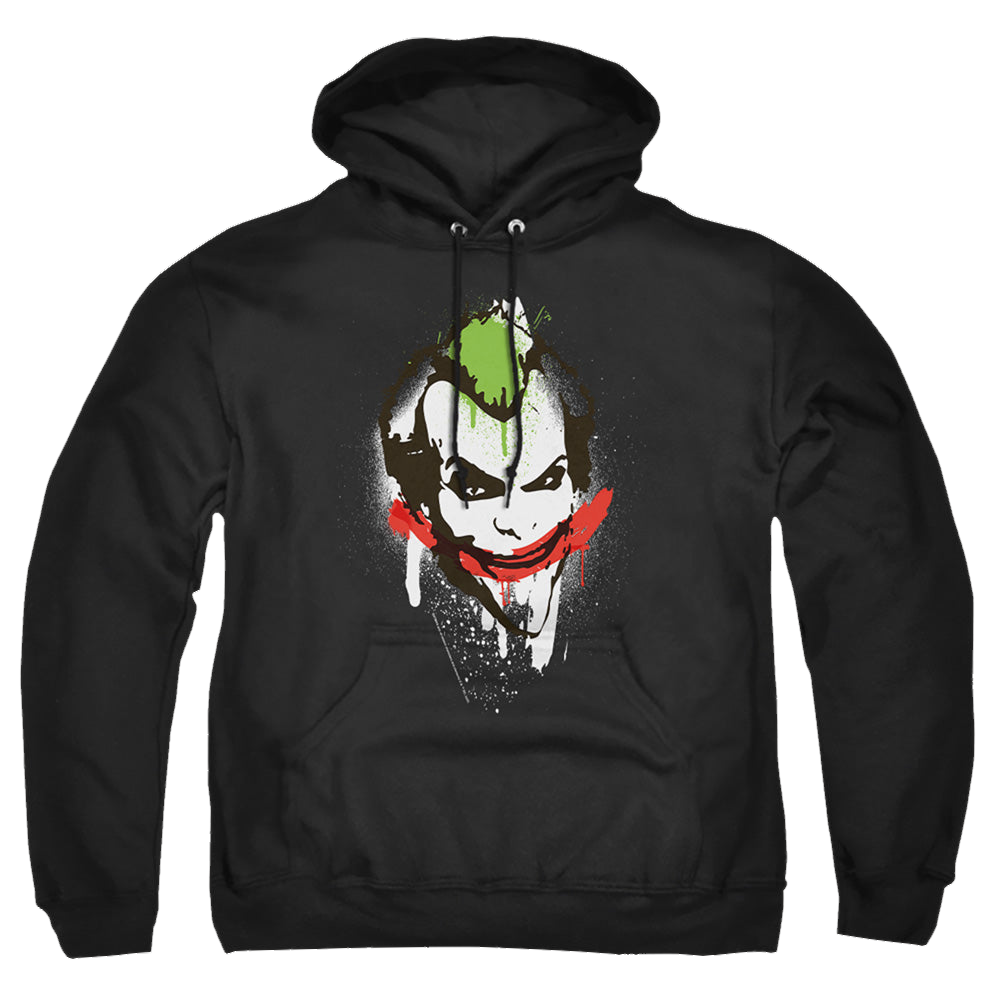The Batman (2022) Joker Big Face - Pullover Hoodie Pullover Hoodie Batman   