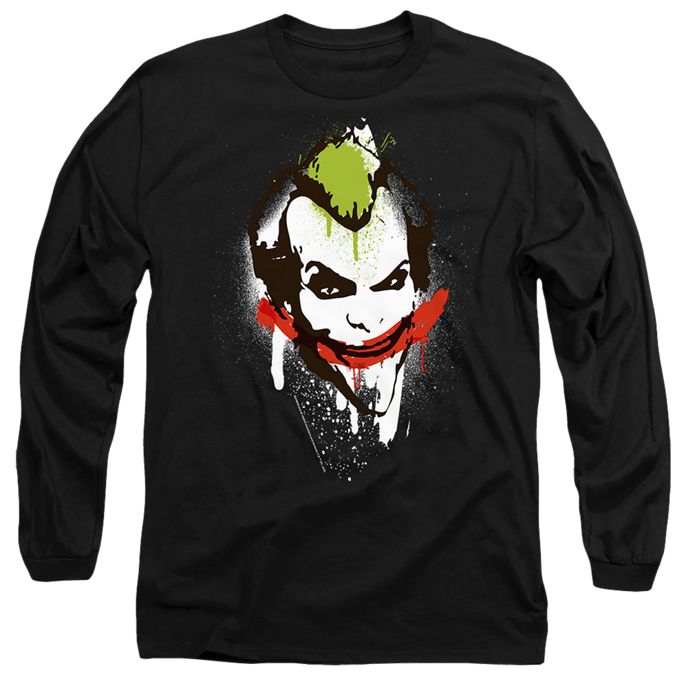 The Batman (2022) Joker Big Face - Men's Long Sleeve T-Shirt Men's Long Sleeve T-Shirt Batman   