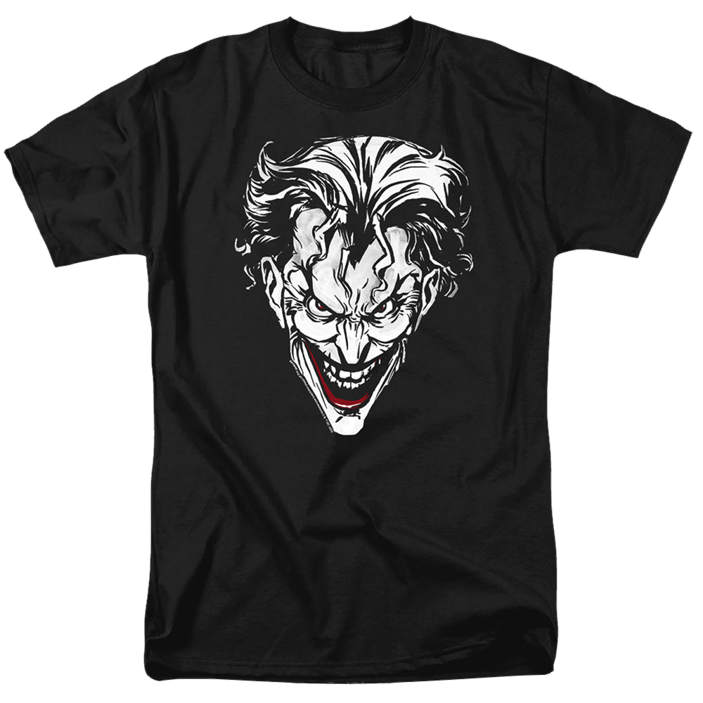 The Batman (2022) Joker Red On Black - Men's Regular Fit T-Shirt Men's Regular Fit T-Shirt Batman   