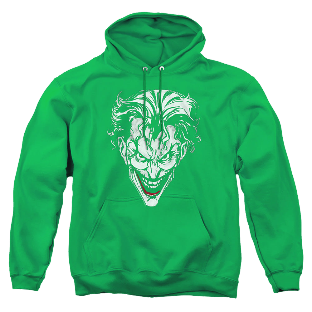 The Batman (2022) Joker Red On Green - Pullover Hoodie Pullover Hoodie Batman   