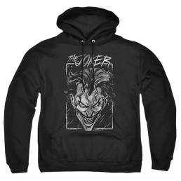 The Batman (2022) Joker Storm On Black - Pullover Hoodie Pullover Hoodie Batman   