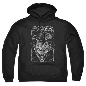 The Batman (2022) Joker Storm On Black - Pullover Hoodie Pullover Hoodie Batman   