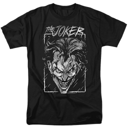 The Batman (2022) Joker Storm On Black - Men's Regular Fit T-Shirt Men's Regular Fit T-Shirt Batman   
