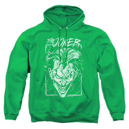 The Batman (2022) Joker Storm On Green - Pullover Hoodie Pullover Hoodie Batman   