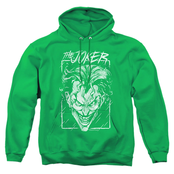 The Batman (2022) Joker Storm On Green - Pullover Hoodie Pullover Hoodie Batman   