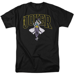 The Batman (2022) Joker Varsity On Black - Men's Regular Fit T-Shirt Men's Regular Fit T-Shirt Batman   