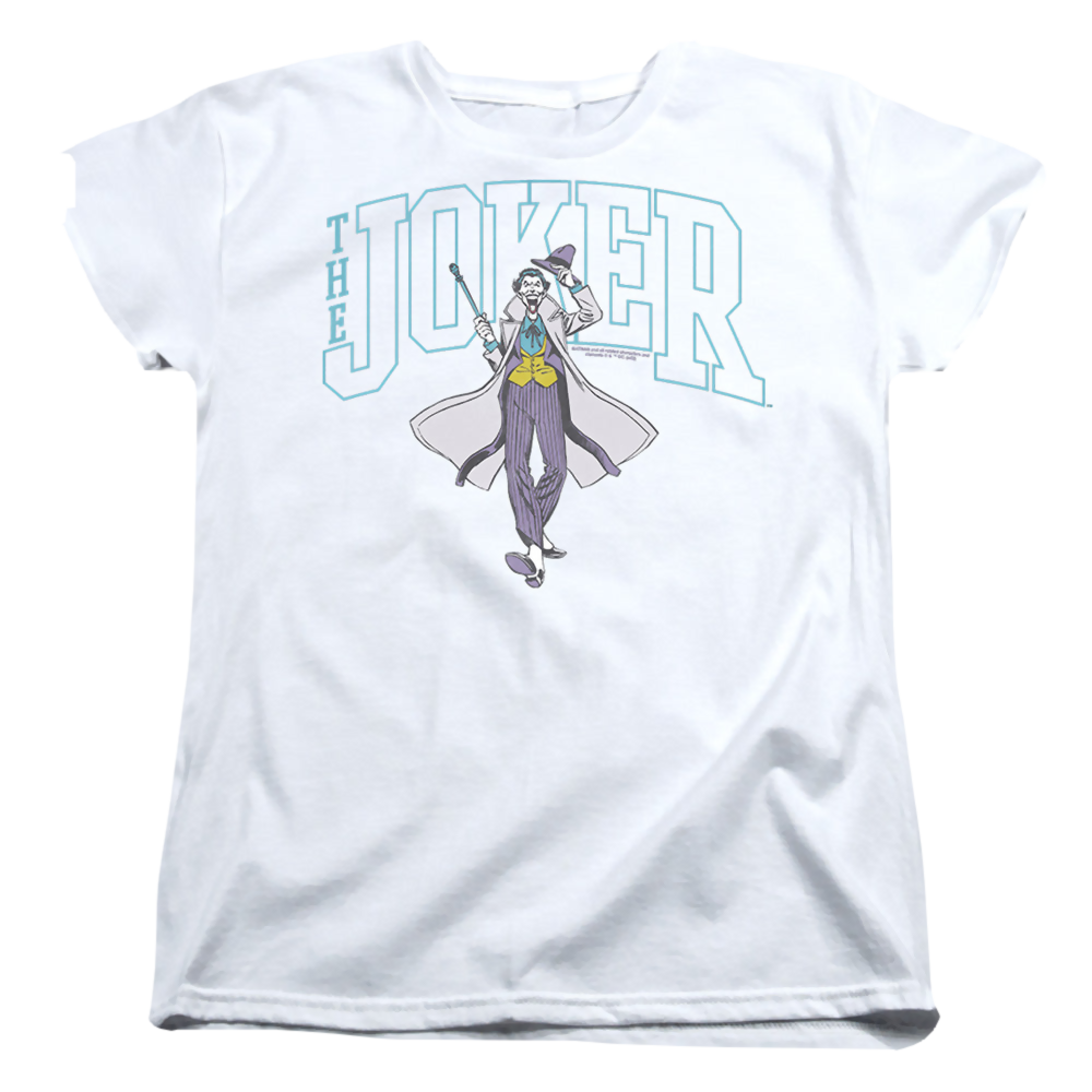 The Batman (2022) Joker Varsity On White - Women's T-Shirt Women's T-Shirt Batman   