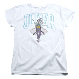 The Batman (2022) Joker Varsity On White - Women's T-Shirt Women's T-Shirt Batman   