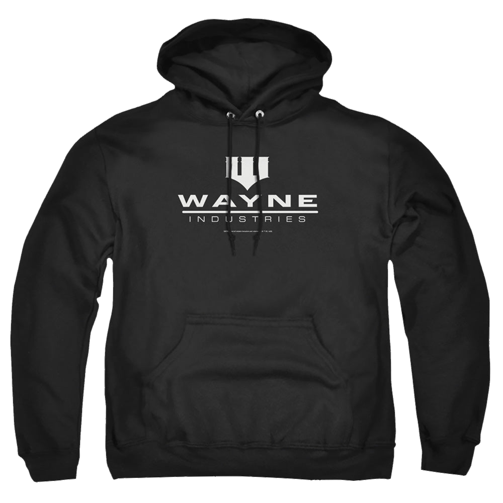 The Batman (2022) Wayne Logo On Black - Pullover Hoodie Pullover Hoodie Batman   