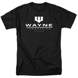 The Batman (2022) Wayne Logo On Black - Men's Regular Fit T-Shirt Men's Regular Fit T-Shirt Batman   