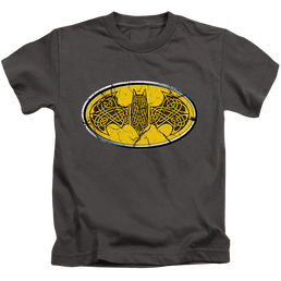 DC Batman Celtic Shield - Kid's T-Shirt Kid's T-Shirt (Ages 4-7) Batman   