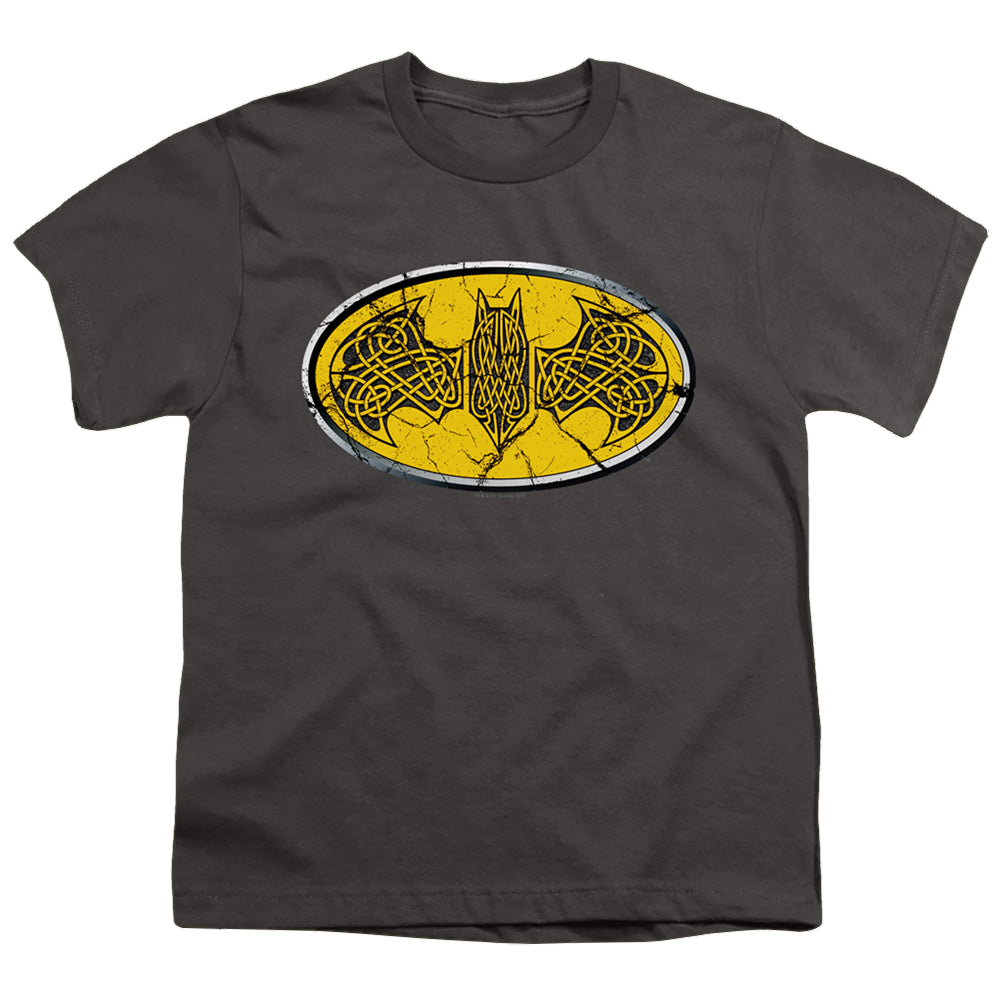 DC Batman Celtic Shield - Youth T-Shirt Youth T-Shirt (Ages 8-12) Batman   