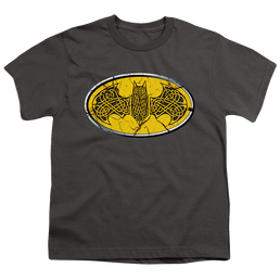DC Batman Celtic Shield - Youth T-Shirt Youth T-Shirt (Ages 8-12) Batman   