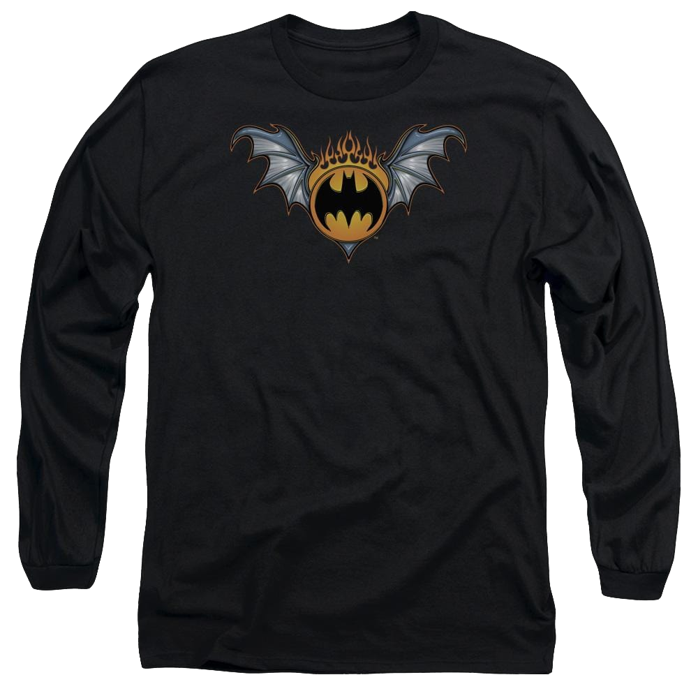 Batman Bat Wings Logo - Men's Long Sleeve T-Shirt Men's Long Sleeve T-Shirt Batman   